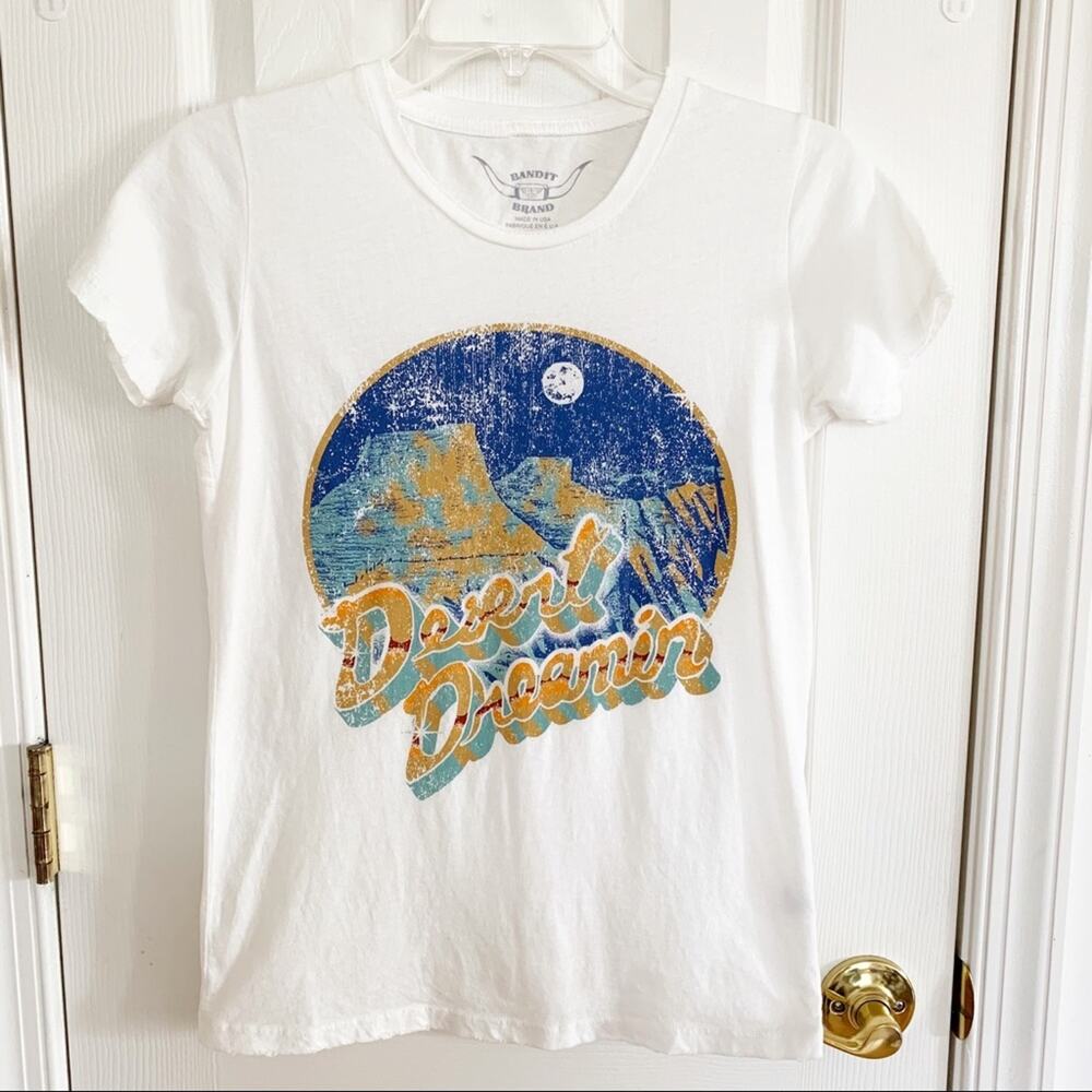 Bandit White Desert Dreamin Graphic Tee X Small - Picture 2 of 7